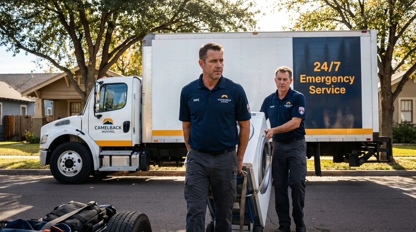 CamelBack Moving crew loading furniture in West Memphis, AR