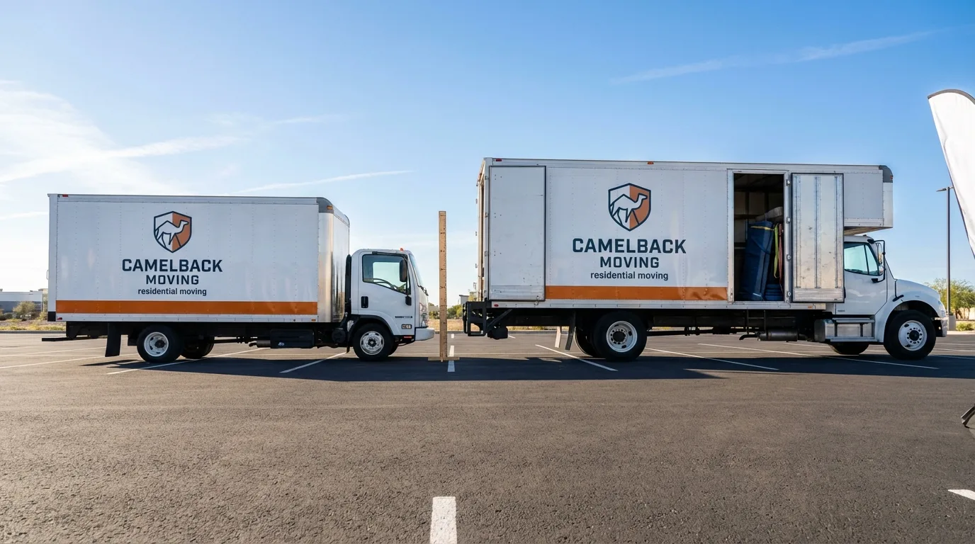 Moving truck size capacity guide in West Memphis